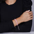 Quartz rose | Argent sterling .925 | Bracelet Vitalité
